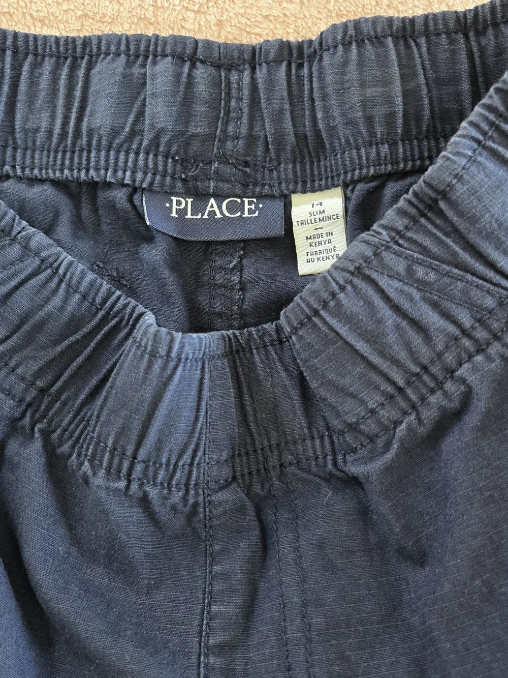Lot of Cargo Shorts - Navy and Khaki
